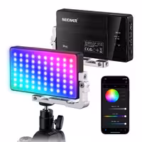 نور عکاسی و فیلم برداری نیور | ویدیو لایت NEEWER SL90 Pro RGB Video Light With App & 2.4G Control