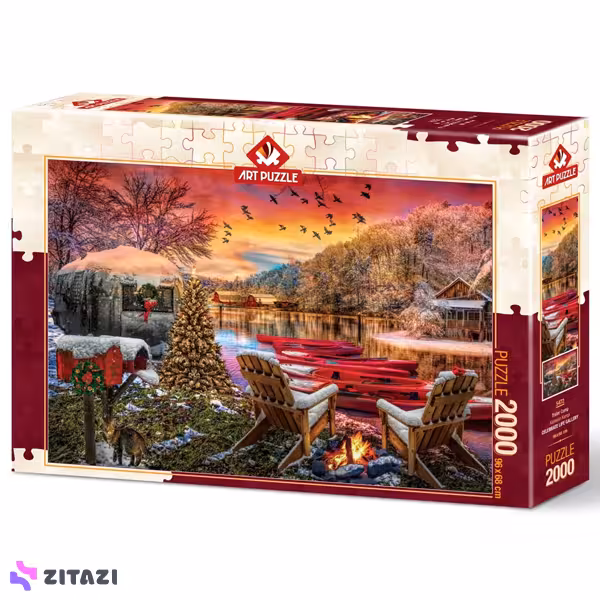 پازل 2000 تکه آرت پازل طرح کاروان کمپینگ 5472 Caravan Camping