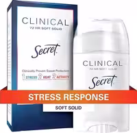 مام کلینیکال سکرت مدل STRESS RESPONSE | محافظت 72 ساعته، ضد تعریق ناشی از استرس، فاقد الکل
