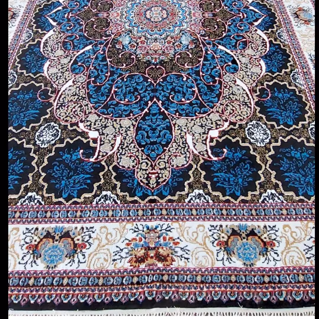 فرش ماشینی 2 عدد 9 متری بی سی اف طرح چکاوک با قیمت فوق العاده رنگ ثابت بدون پرزدهی ارسال پس کرایه