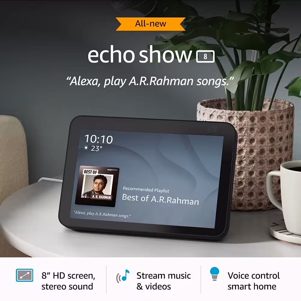 دستیار صوتی آمازون مدل Echo Show 8 رنگ مشکی