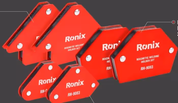 ست گونیا مغناطیسی جوشکاری 6 عددی رونیکس مدل RH-9083
