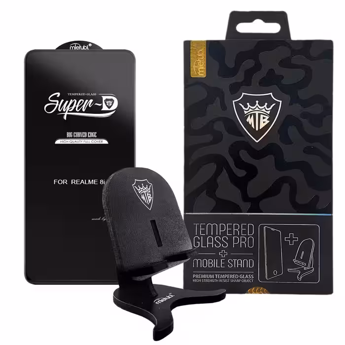 محافظ صفحه نمایش میتوبل مدل Super D مناسب برای گوشی موبایل شیائومی Redmi Note 9 Pro Max به همراه پایه نگهدارنده