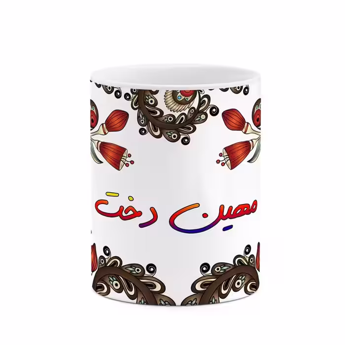 خرید ماگ-لیوان    اسم مهین دخت  سنتی گل و بته کد mgh47832