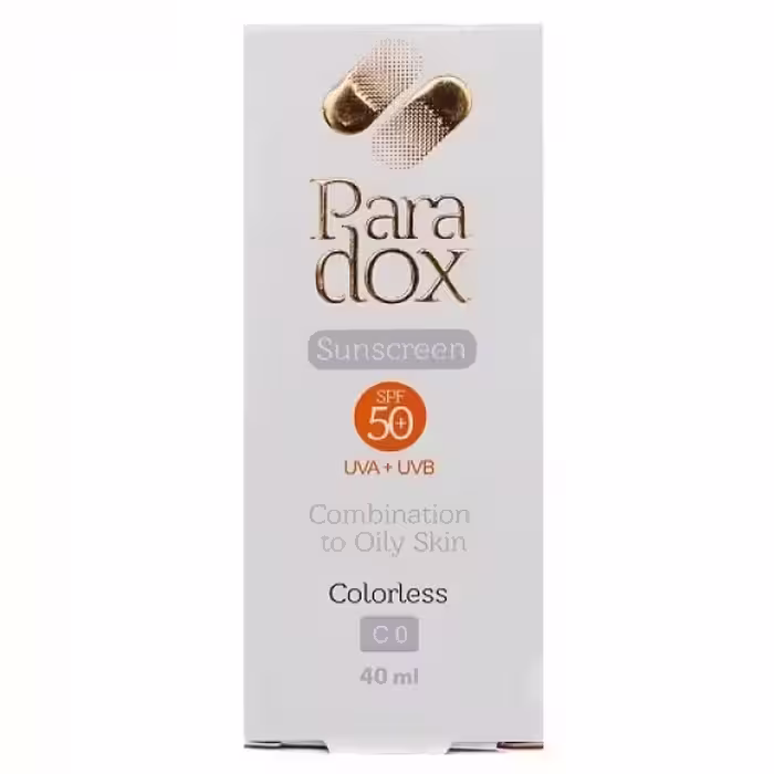کرم ضد آفتاب رنگی پارادوکس SPF50 مناسب پوست مختلط تا چرب | پوشش طبیعی و محافظت چندلایه – حجم 40 میلی‌لیتر