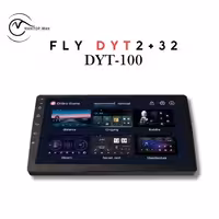 مانیتور جک S5 برند فلای 2 32 اپل کارپلی مدل DYT-100 همراه با قاب