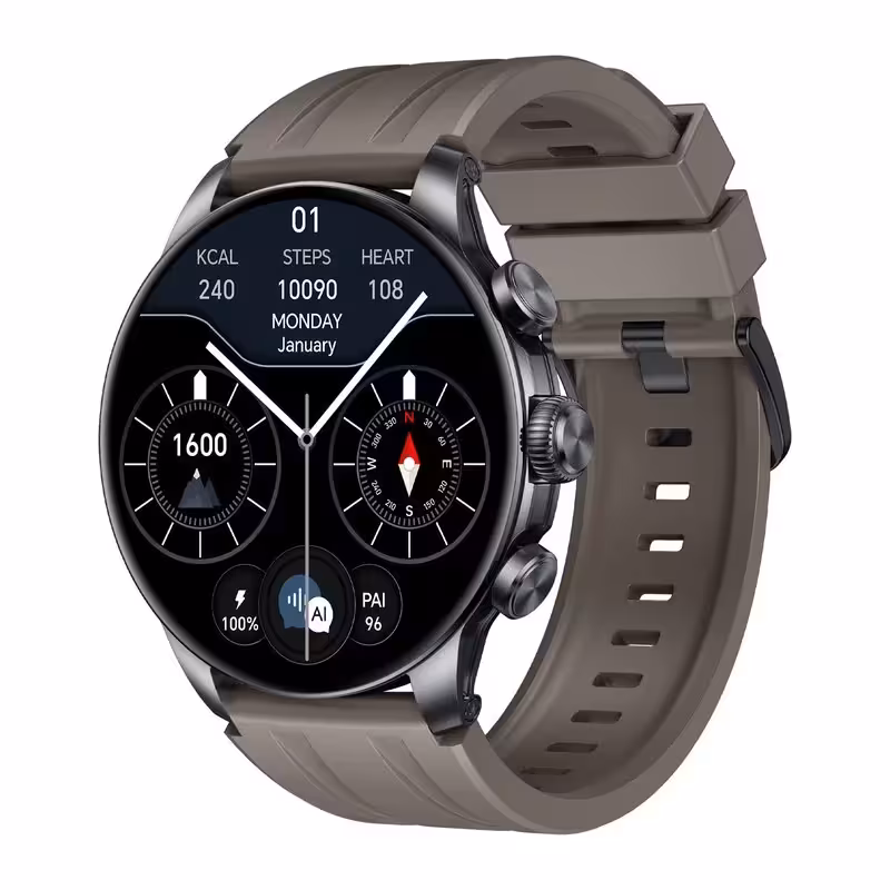 ساعت هوشمند 47 میلی متری گلوریمی مدل GX CLASSICFIT بند سیلیکونی