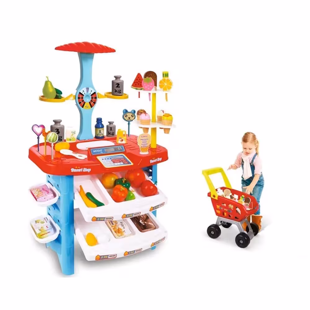 اسباب بازی سوپر مارکت 77 تکه کد 306