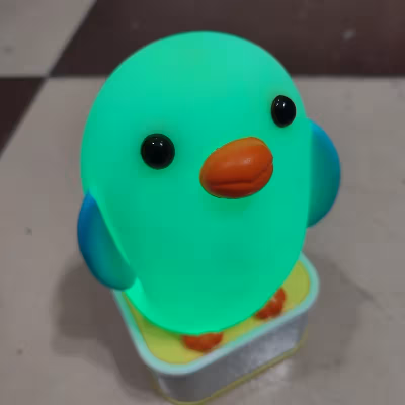 چراغ خواب سیلیکونی اردک لنگ دراز رومیزی ( خرید عمده چراغ خواب سیلیکونی از بندر گناوه در گناوه مارکت )