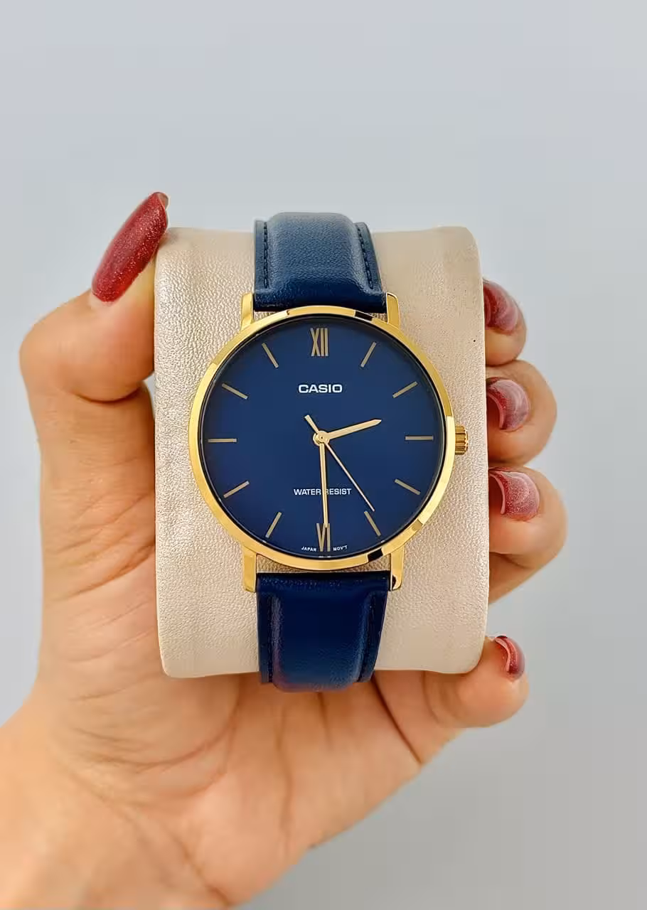 ساعت مچی مردانه اورجینال کاسیو مدل CASIO MTP-VT01GL-2BUDF