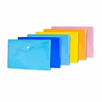 پاکت دکمه دارA4 فیروزه ای سوپربایند