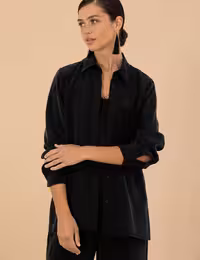 شومیز زنانه مشکی پیرکاردین