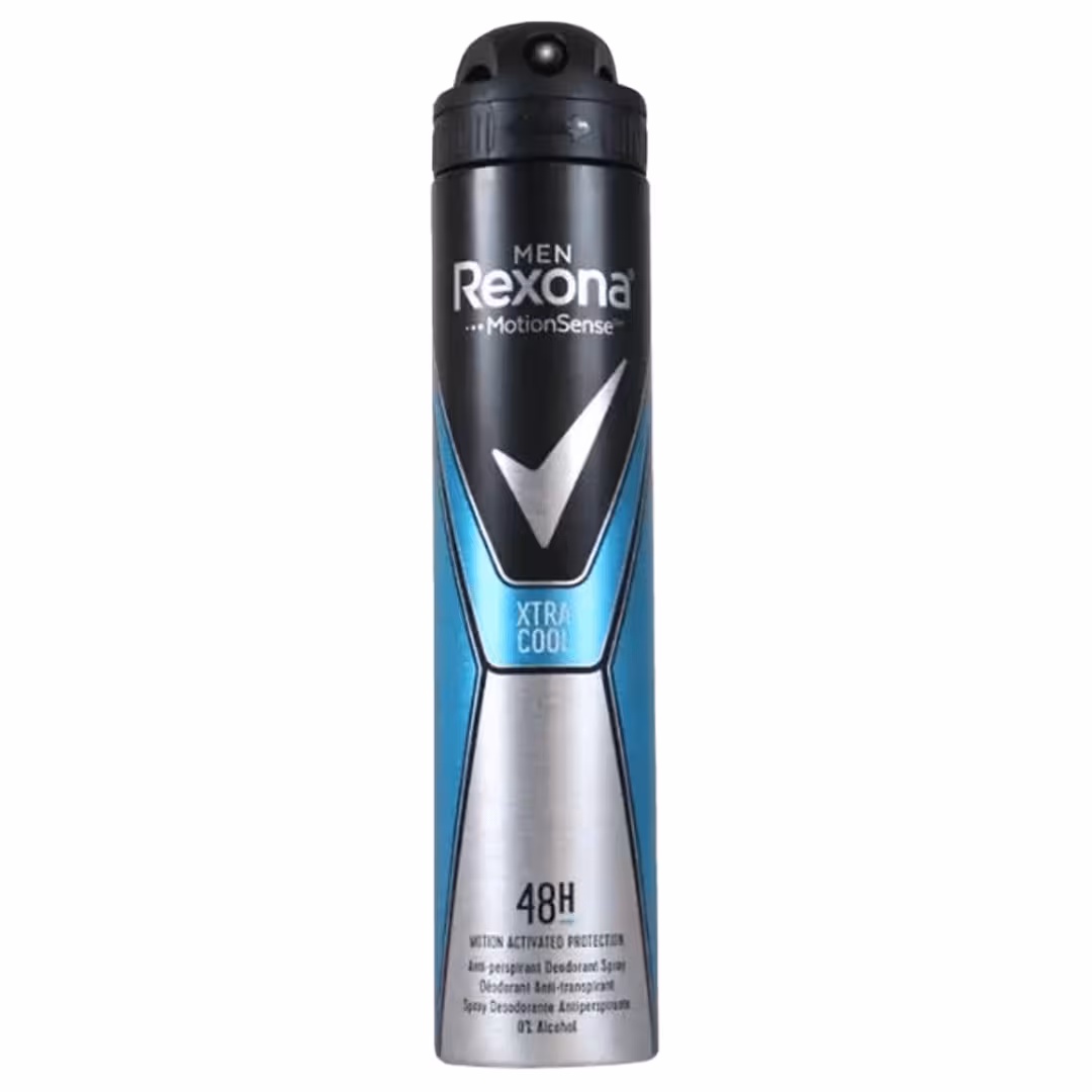 اسپری پودری ضد تعریق پودر مردانه رکسونا اکسترا کول حجم 200 میلی‌لیتر Rexona Men Antiperspirant Xtra Cool