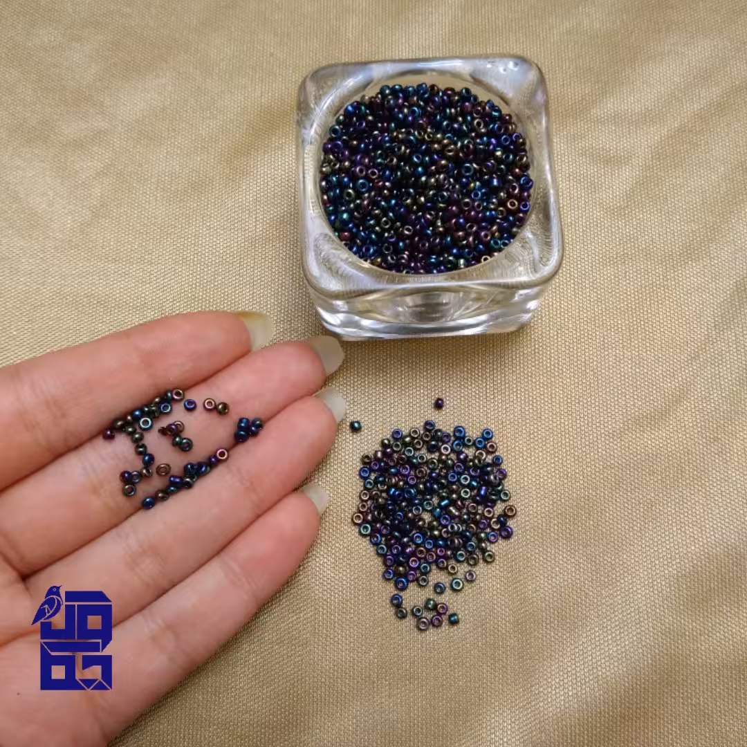 منجوق ریز هفت رنگ پک 10 گرمی