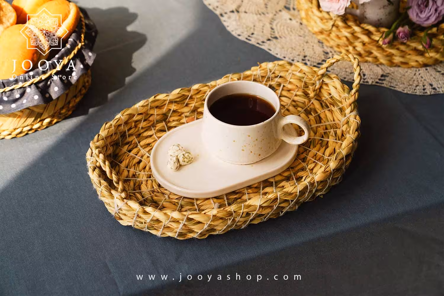 سبد دسته دار بیضی مدل آرتام