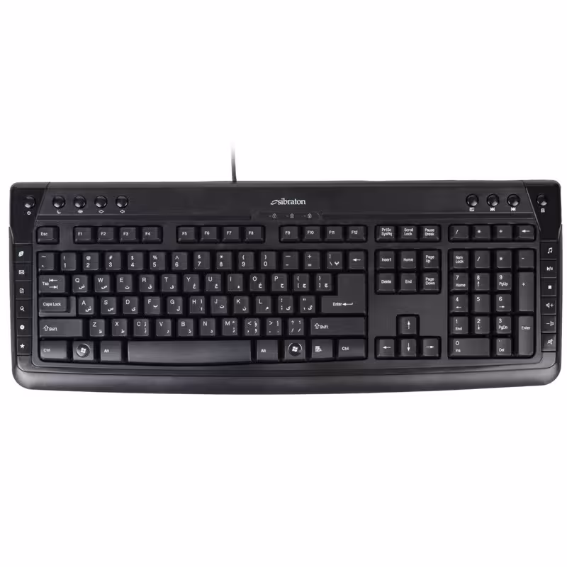 کیبورد سیمی Sibraton SKB585