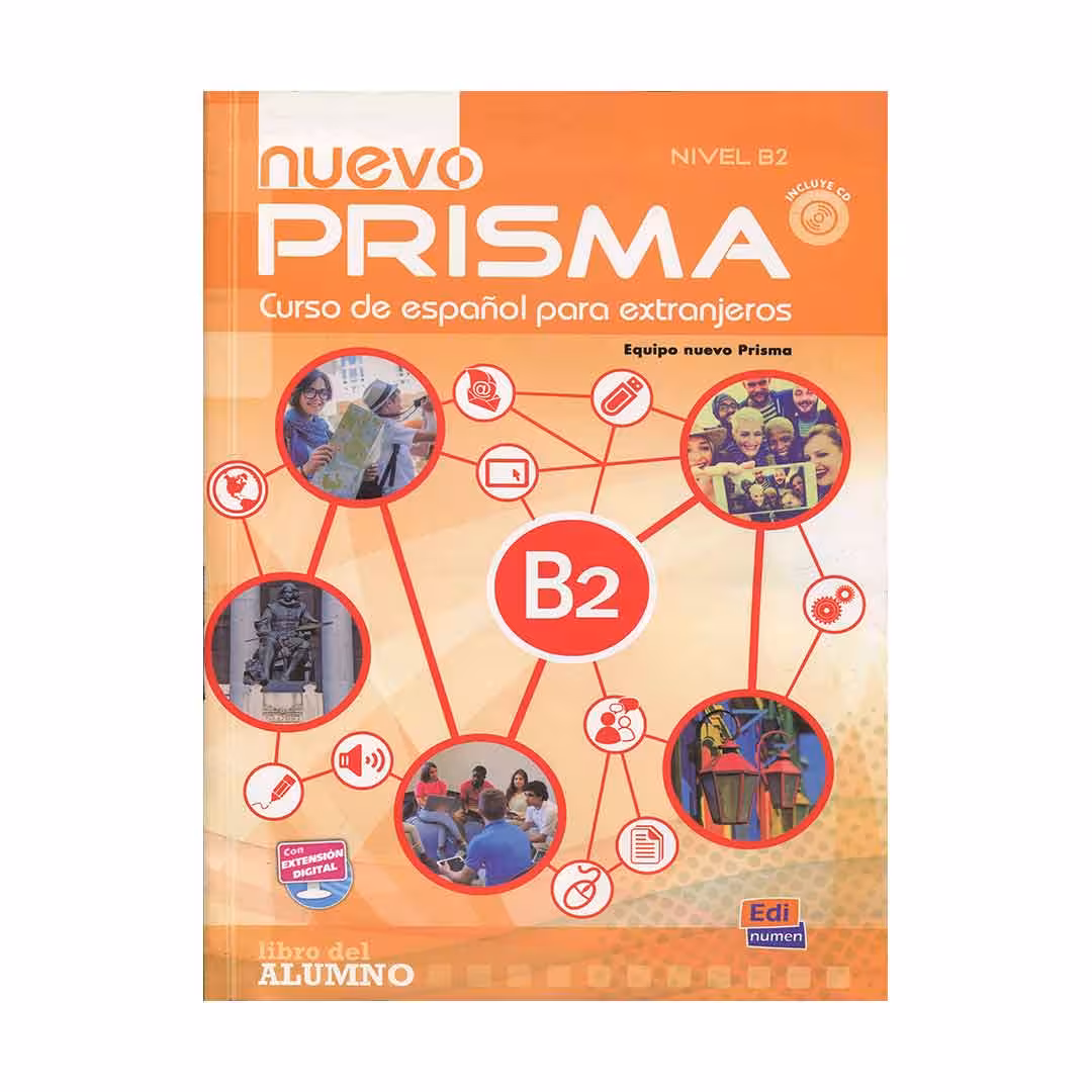 کتاب آموزش زبان اسپانیایی Nuevo Prisma B2-Libro de ejercicios Suplementarios