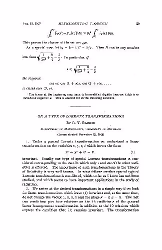 خرید و دانلود نسخه کامل کتاب On a Type of Lorentz Transformations