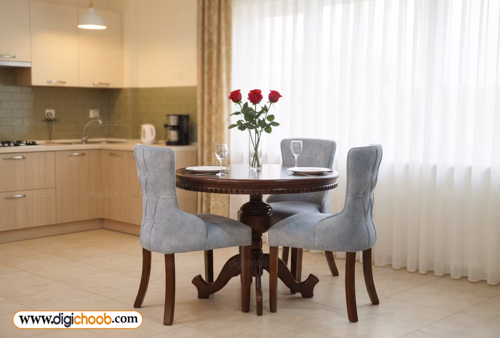 میز ناهار خوری چستر گرد آرتور