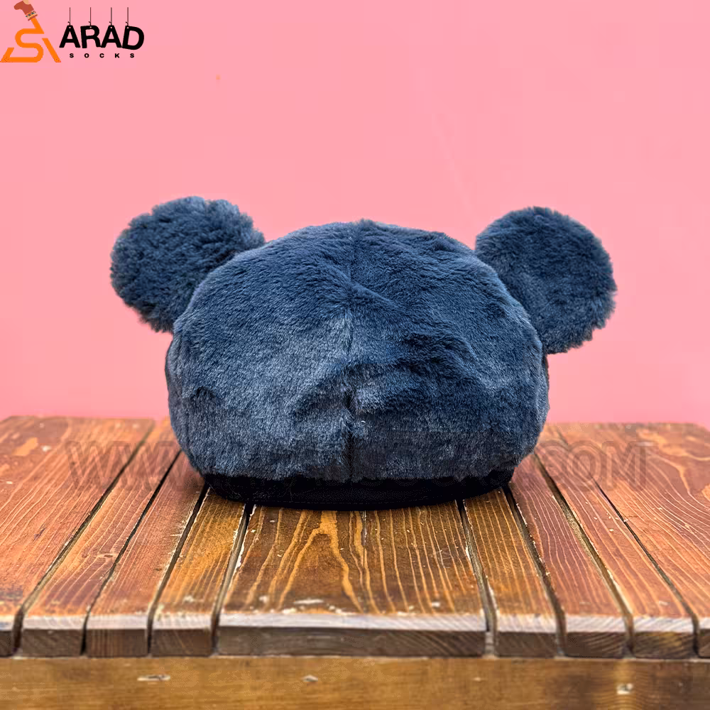 کلاه برت گوش دار سرمه ای