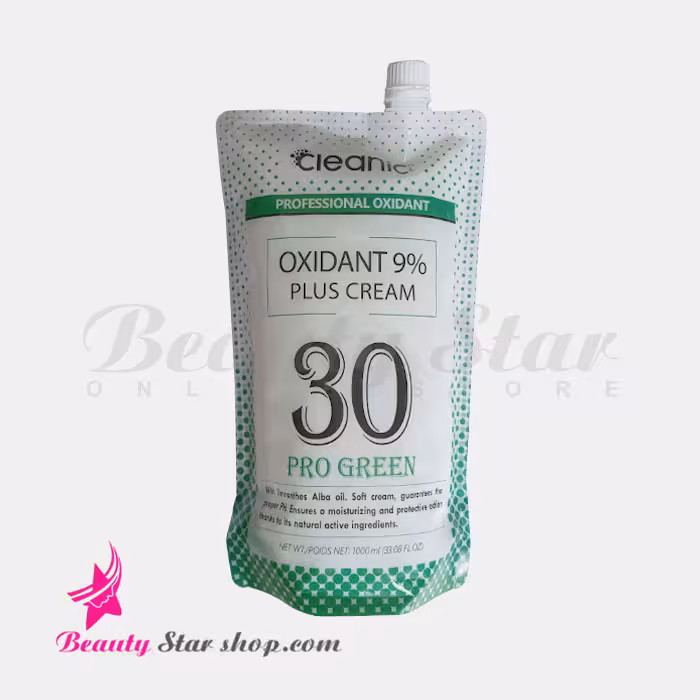 کرم اکسیدان بدون آمونیاک 9% کلینیک مدل PRO GREEN حجم 1000 میلی لیتر