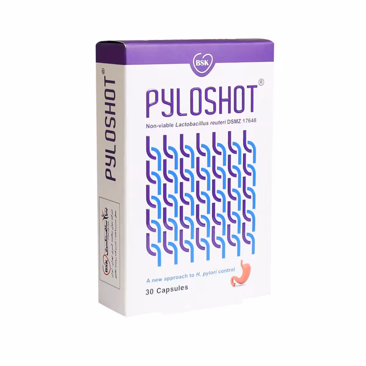 کپسول پایلوشات بی اس کی ـ BSK Pyloshot 30 Capsules ـ بی اس کی