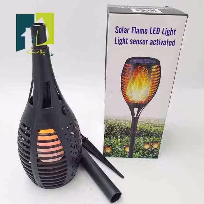 چراغ باغچه خورشیدی مشعل