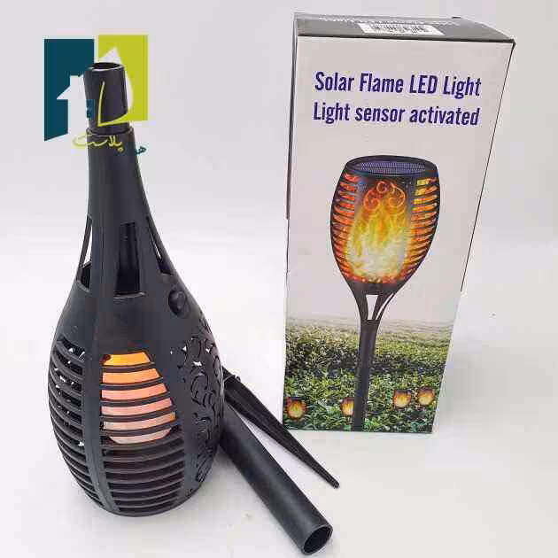 چراغ باغچه خورشیدی مشعل
