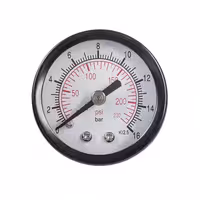 گیج فشار صفحه 10 سانت خشک 16 بار تابلویی