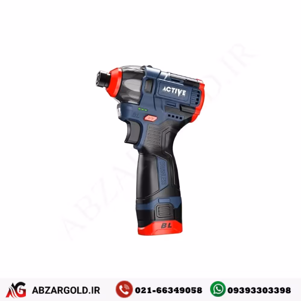 دریل پیچ گوشتی شارژی براشلس AC-3417BL اکتیو (16.8 ولت)