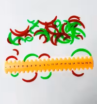 خط کش محور اعداد