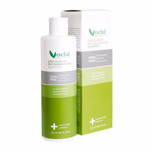 شامپو حاوی اوره و روغن آرگان موی خشک و آسیب دیده وچه