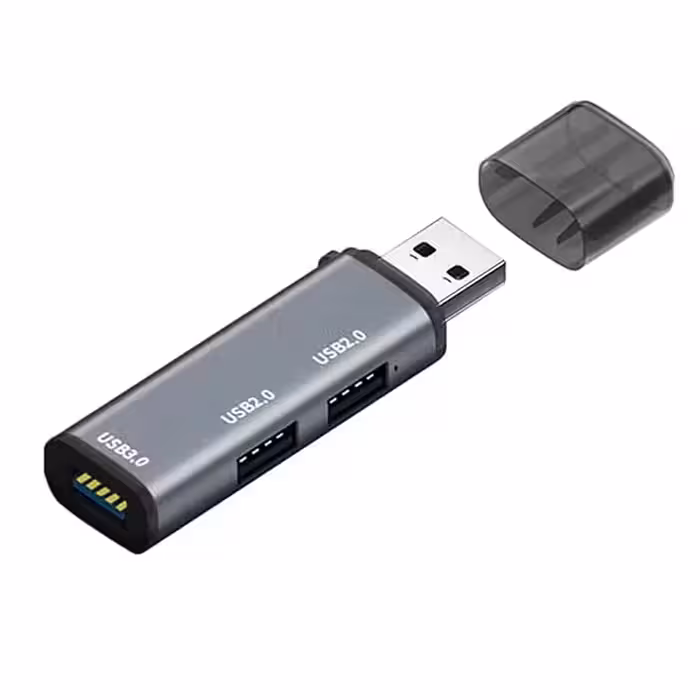 هاب 3 پورت USB3.0 مجنتیک مدل ADS-302A - ایپکی