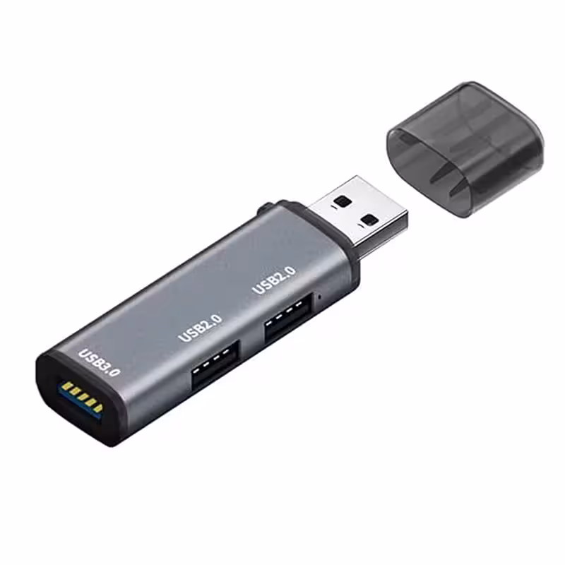 هاب 3 پورت USB3.0 مجنتیک مدل ADS-302A - ایپکی
