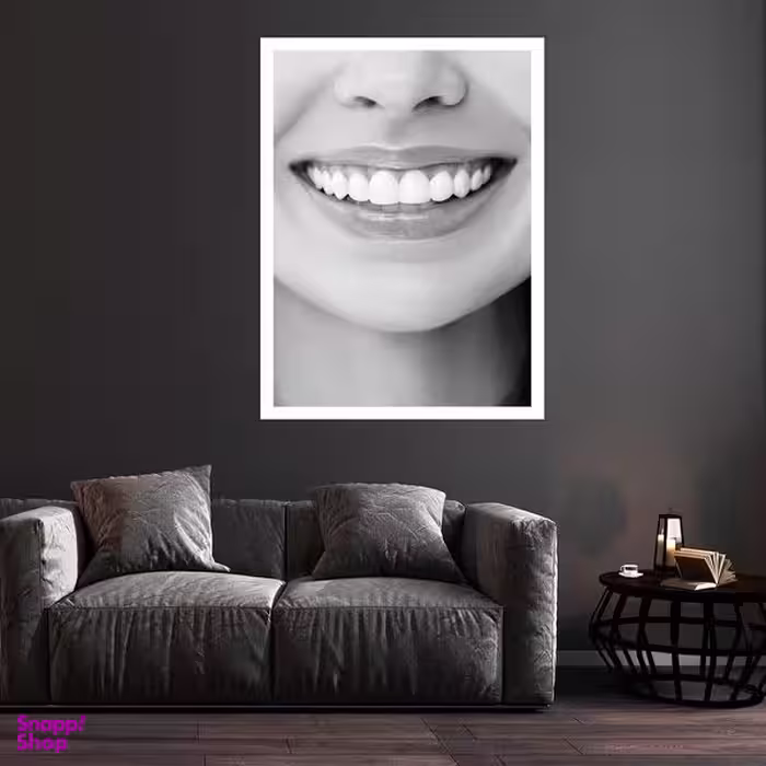 تابلو بکلیت طرح لبخند و دندانپزشکی مدل قاب شاسی W-S9370
