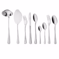 سرویس قاشق و چنگال 98 پارچه ناب استیل مدل برلین
