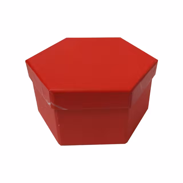 جعبه هدیه مقوایی 6 ضلعی طرح ساده