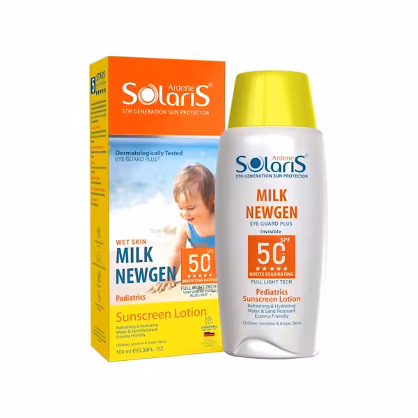 لوسیون ضد آفتاب کودکان سولاریس spf50