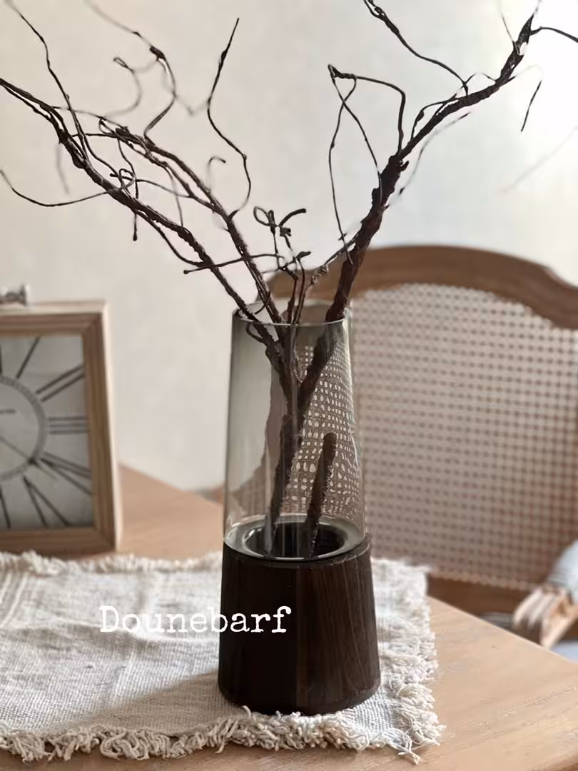 گلدان پایین چوب باریک(10804)