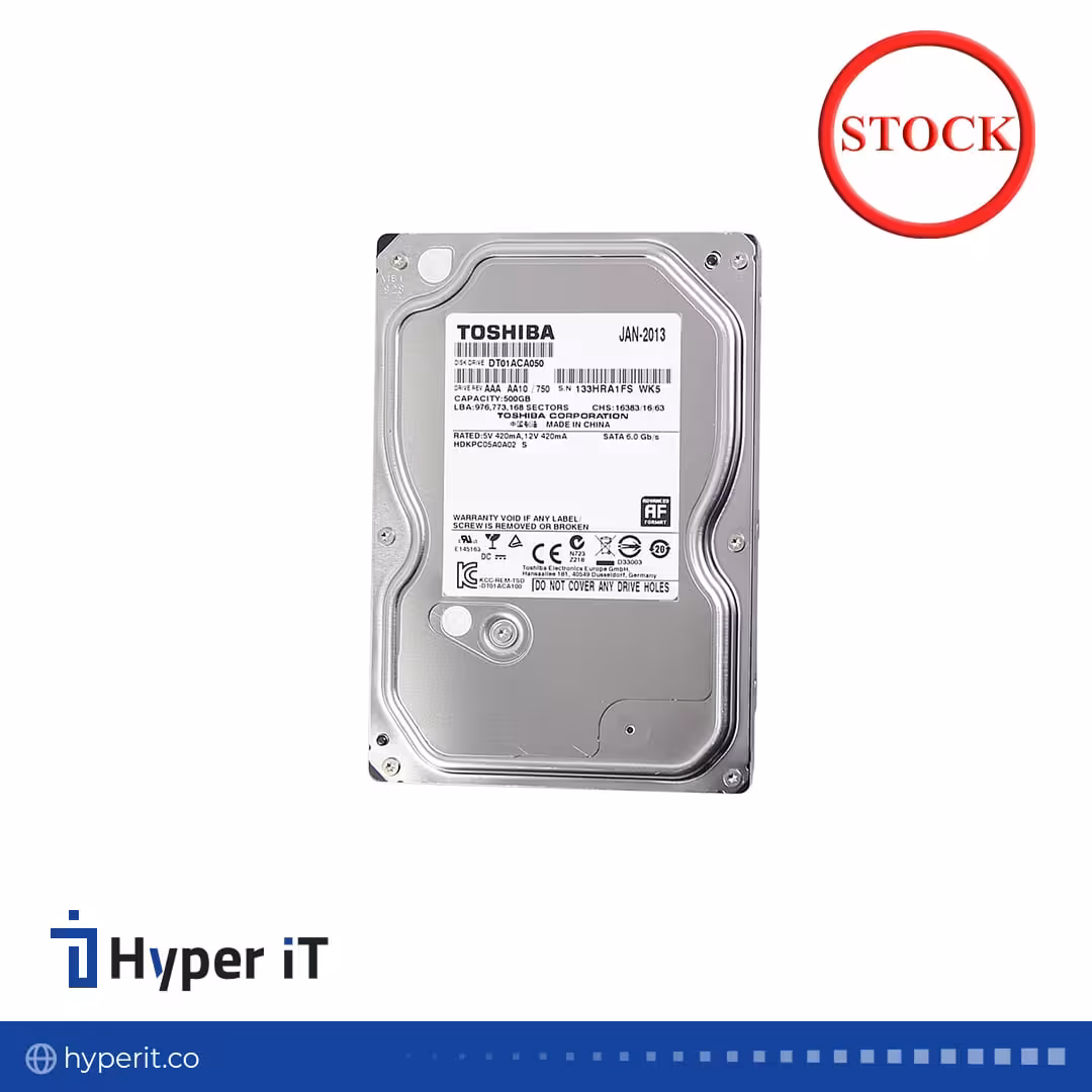 هارد دیسک اینترنال توشیبا مدل DT01ACA050 ظرفیت 500 گیگابایت