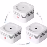 پک 3 عددی دتکتور دود همراه با زنگ خطر AEGISLINK