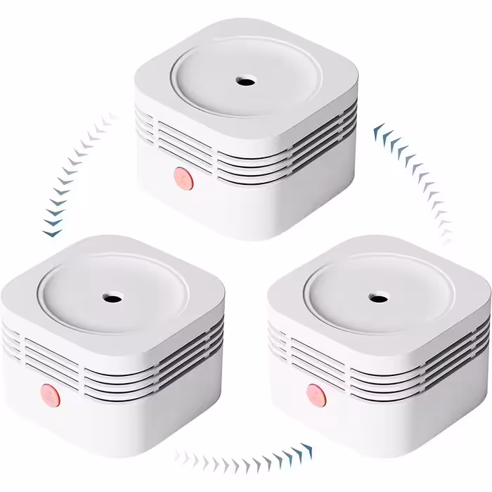 پک 3 عددی دتکتور دود همراه با زنگ خطر AEGISLINK