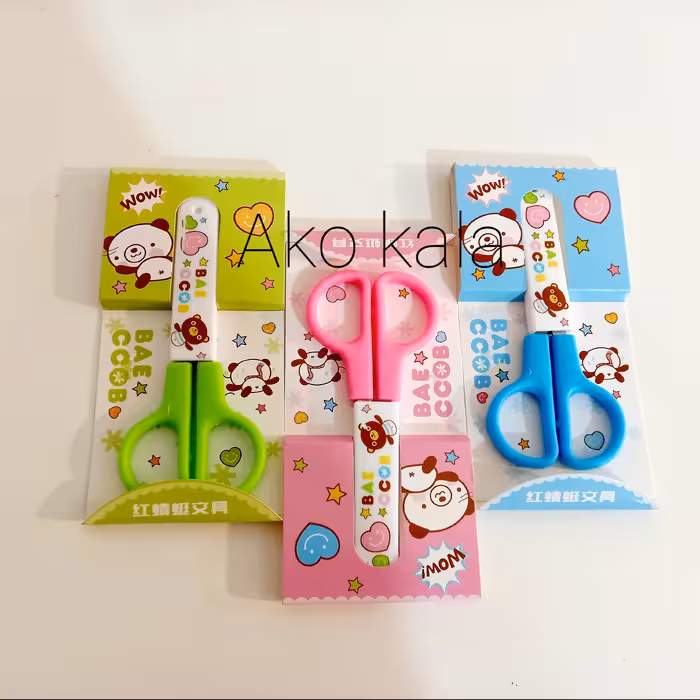 لوازم التحریر فانتزی قیچی محافظ دار قیچی مهد کودک 