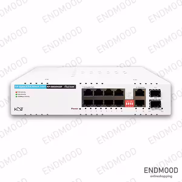 سوئیچ شبکه POE کی دی تی KDT KP-0804H4SF