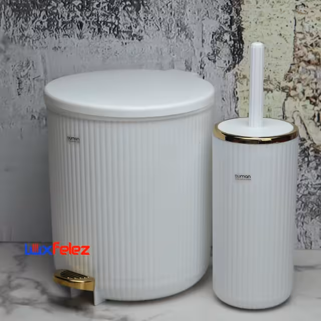 سطل و فرچه دومان مدل پدالی