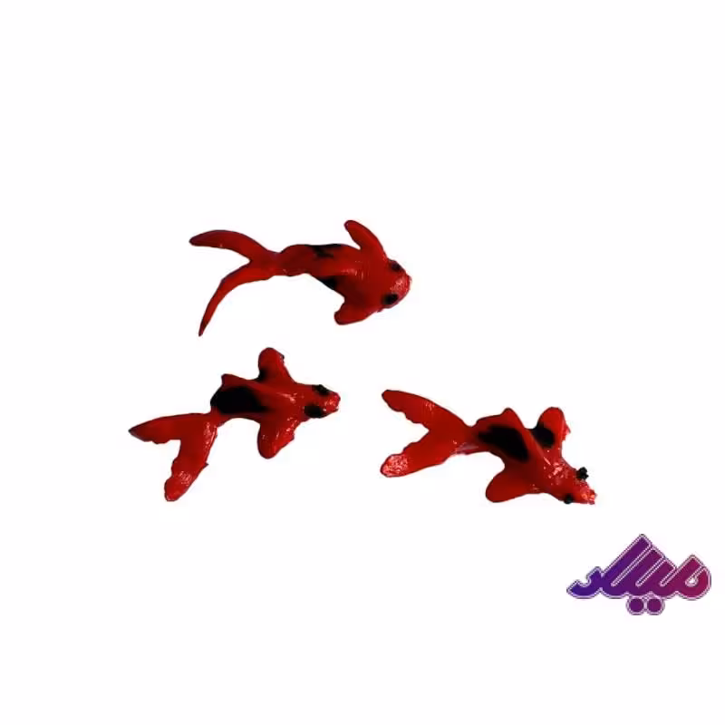 تزیینات ماهی قرمز 3 عددی 1.5 سانتی