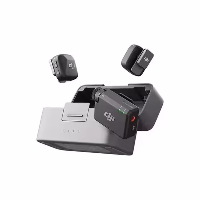 میکروفون یقه ای بی سیم دو کاربره دی جی آی مدل DJI MIC MINI