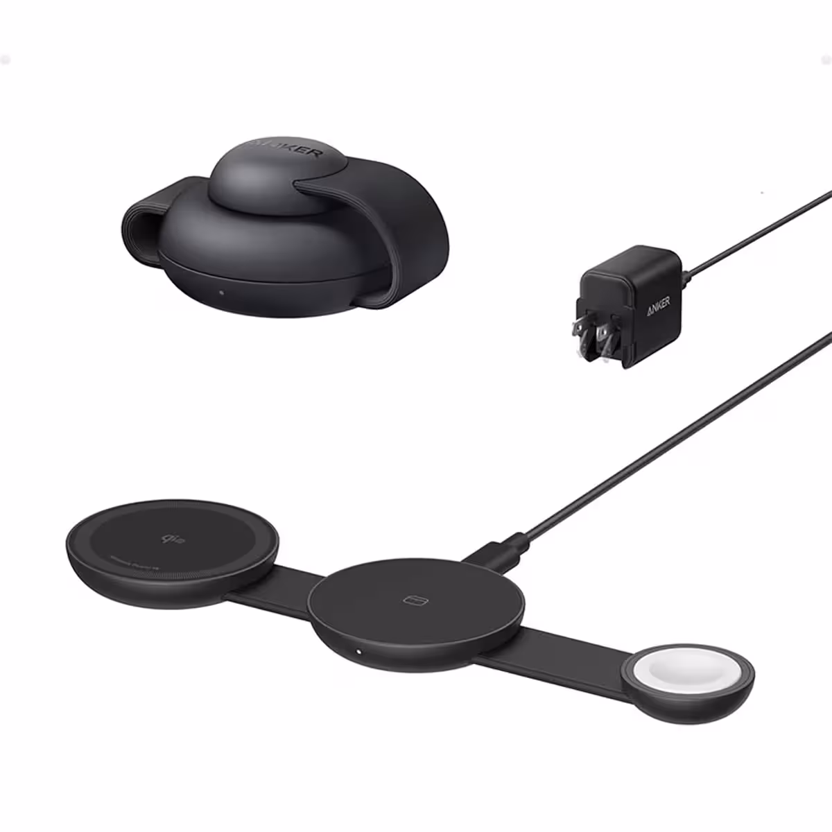 شارژر بی سیم سه در یک انکر مدل Anker B25M8 Qi2