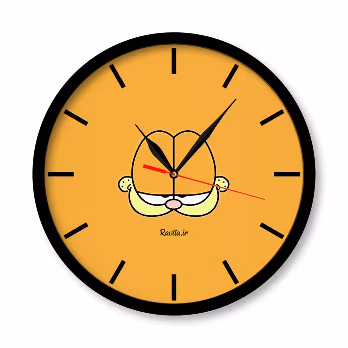 ساعت‌های دیواری راویتا طرح گارفیلد کد 2611