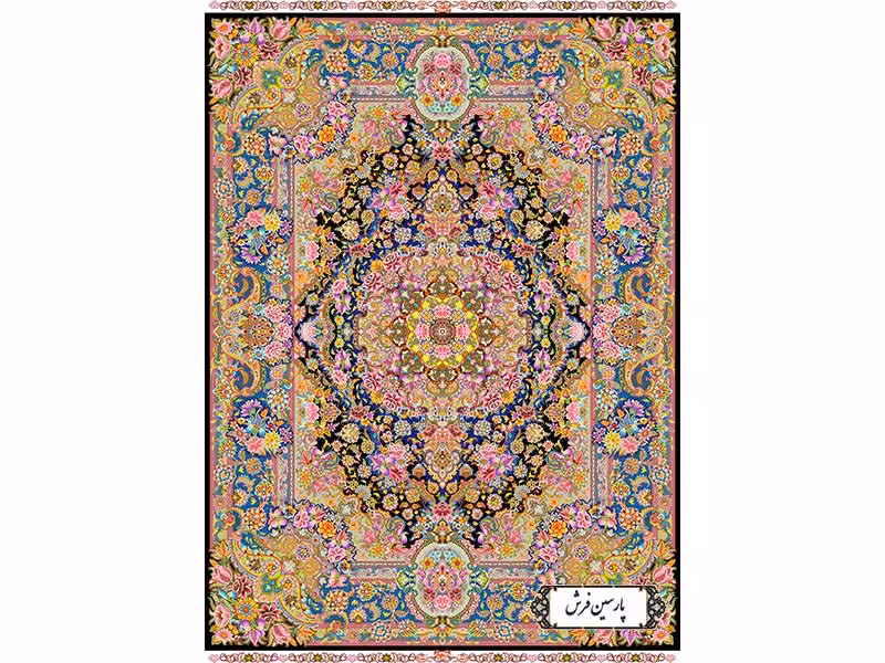 نخ و نقشه قالیچه سالاری تبریز - کد NZ2876